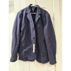 NWT Alex Mill Mens Blazer XXL Vintage Wash Chino Dark Navy Cotton Wedding